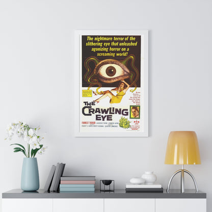 THE CRAWLING EYE (THE TROLLENBERG TERROR) 1958 - Framed Movie Poster-The Sticker Space