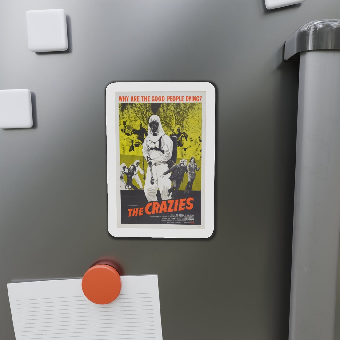 The Crazies 1973 Movie Poster Die-Cut Magnet-The Sticker Space