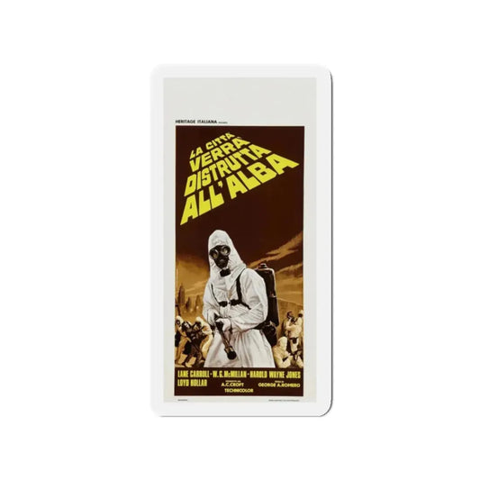 THE CRAZIES 1973 Movie Poster - Refrigerator Magnet 2 Inch Die-Cut - The Sticker Space