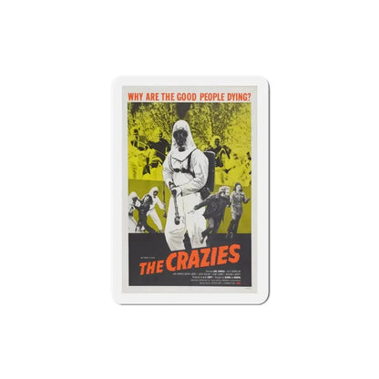 The Crazies 1973 Movie Poster Refrigerator Magnet 4 Inch - The Sticker Space