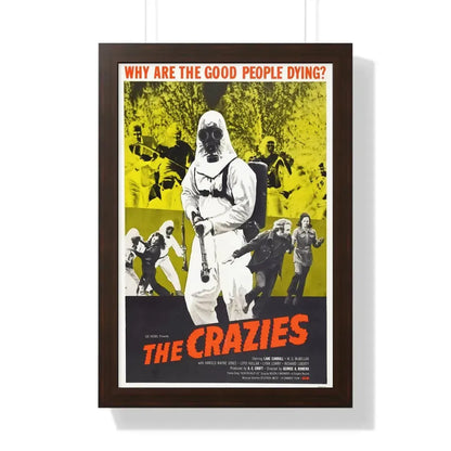 THE CRAZIES (2) 1973 - Framed Movie Poster 16″ x 24″ Walnut - The Sticker Space