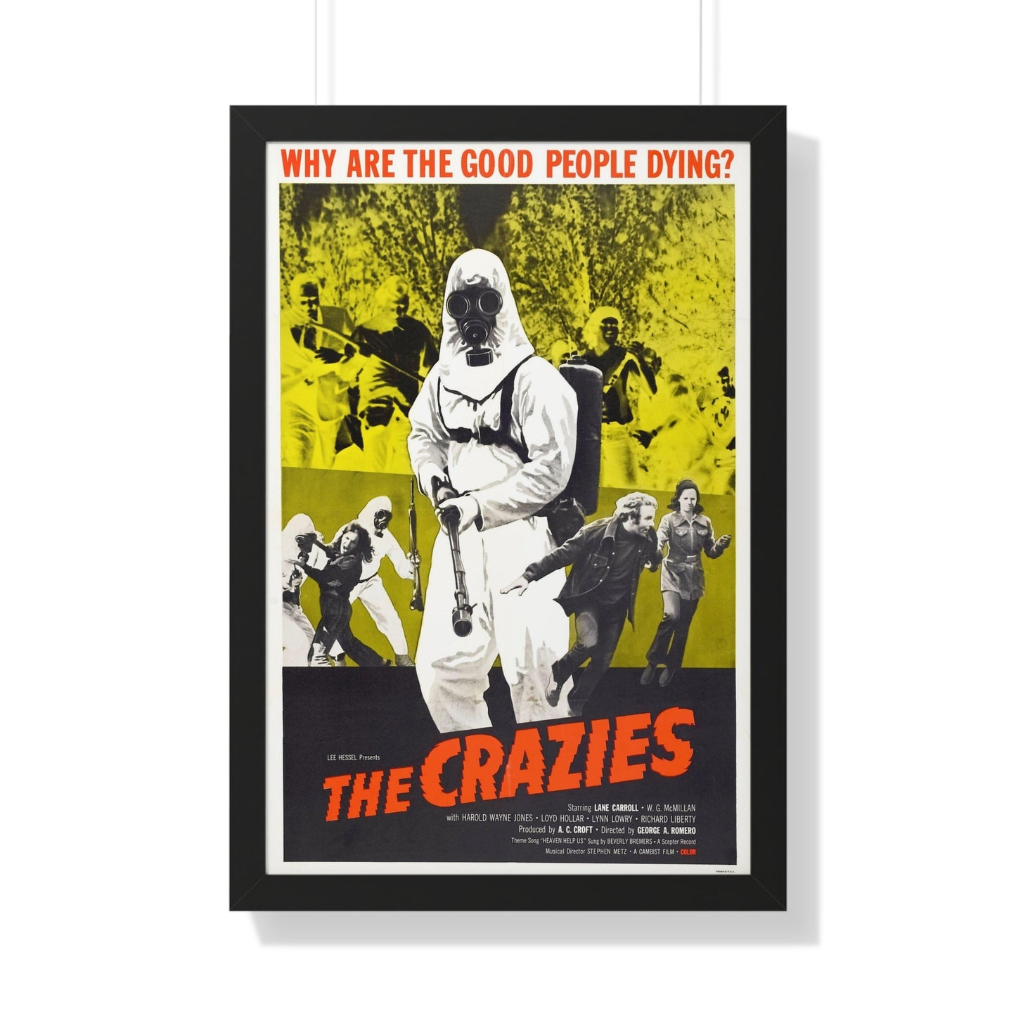 THE CRAZIES (2) 1973 - Framed Movie Poster-20" x 30"-The Sticker Space