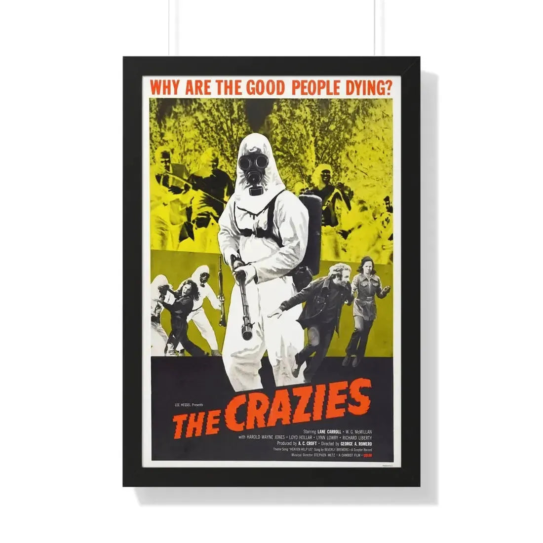 THE CRAZIES (2) 1973 - Framed Movie Poster 20" x 30" Black - The Sticker Space