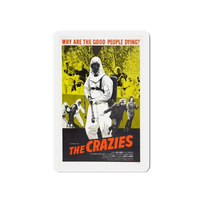 THE CRAZIES (2) 1973 Movie Poster - Refrigerator Magnet 3 Inch Die-Cut - The Sticker Space