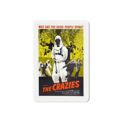 THE CRAZIES (2) 1973 Movie Poster - Refrigerator Magnet 6 Inch Die-Cut - The Sticker Space