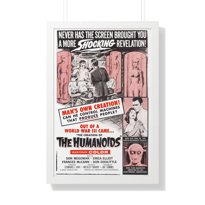 THE CREATION OF THE HUMANOIDS 1962 - Framed Movie Poster-20" x 30"-The Sticker Space