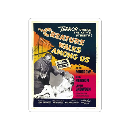 THE CREATURE WALKS AMONG US (4) 1956 Movie Poster STICKER Vinyl Die-Cut Decal 4 Inch - The Sticker Space
