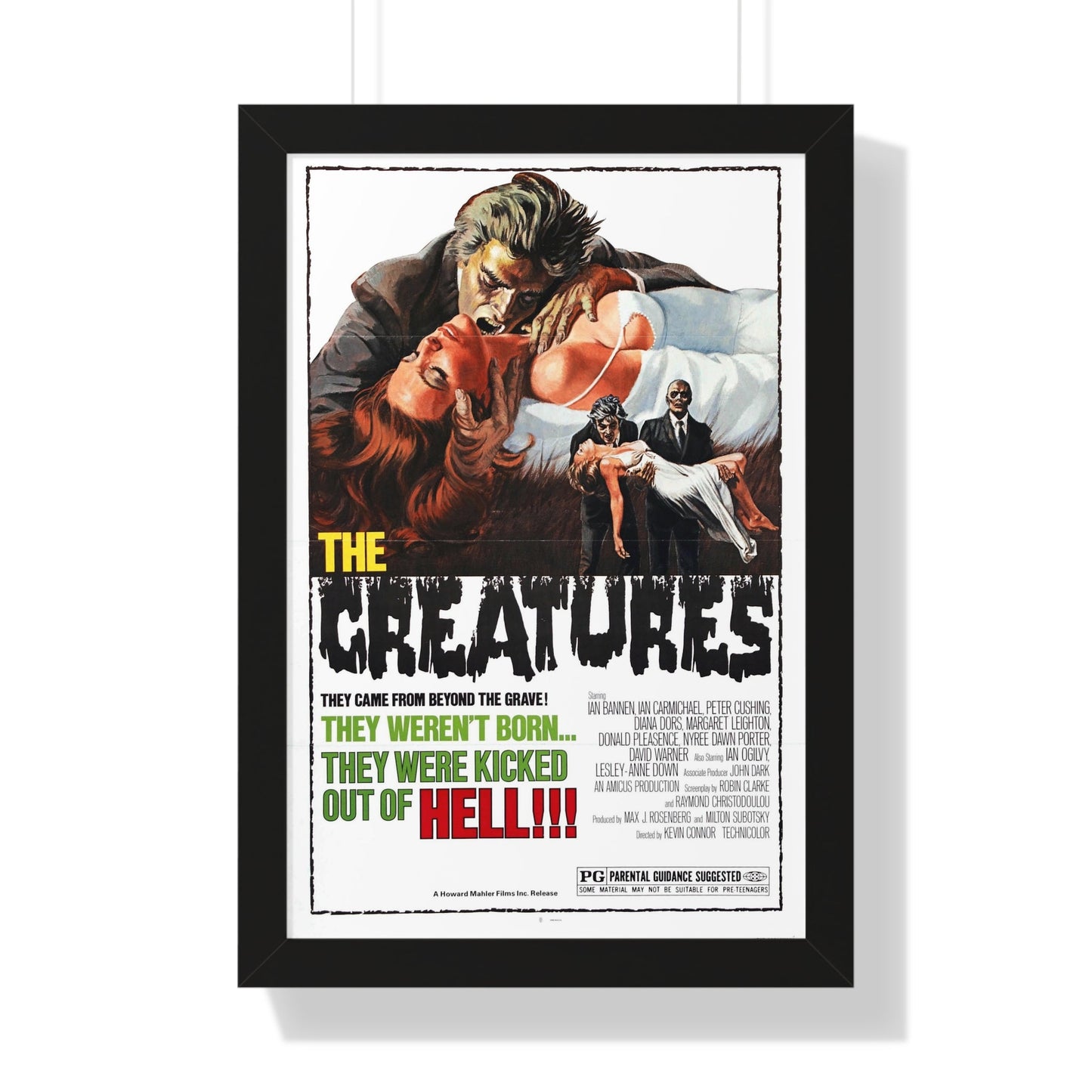 THE CREATURES 1966 - Framed Movie Poster-16″ x 24″-The Sticker Space