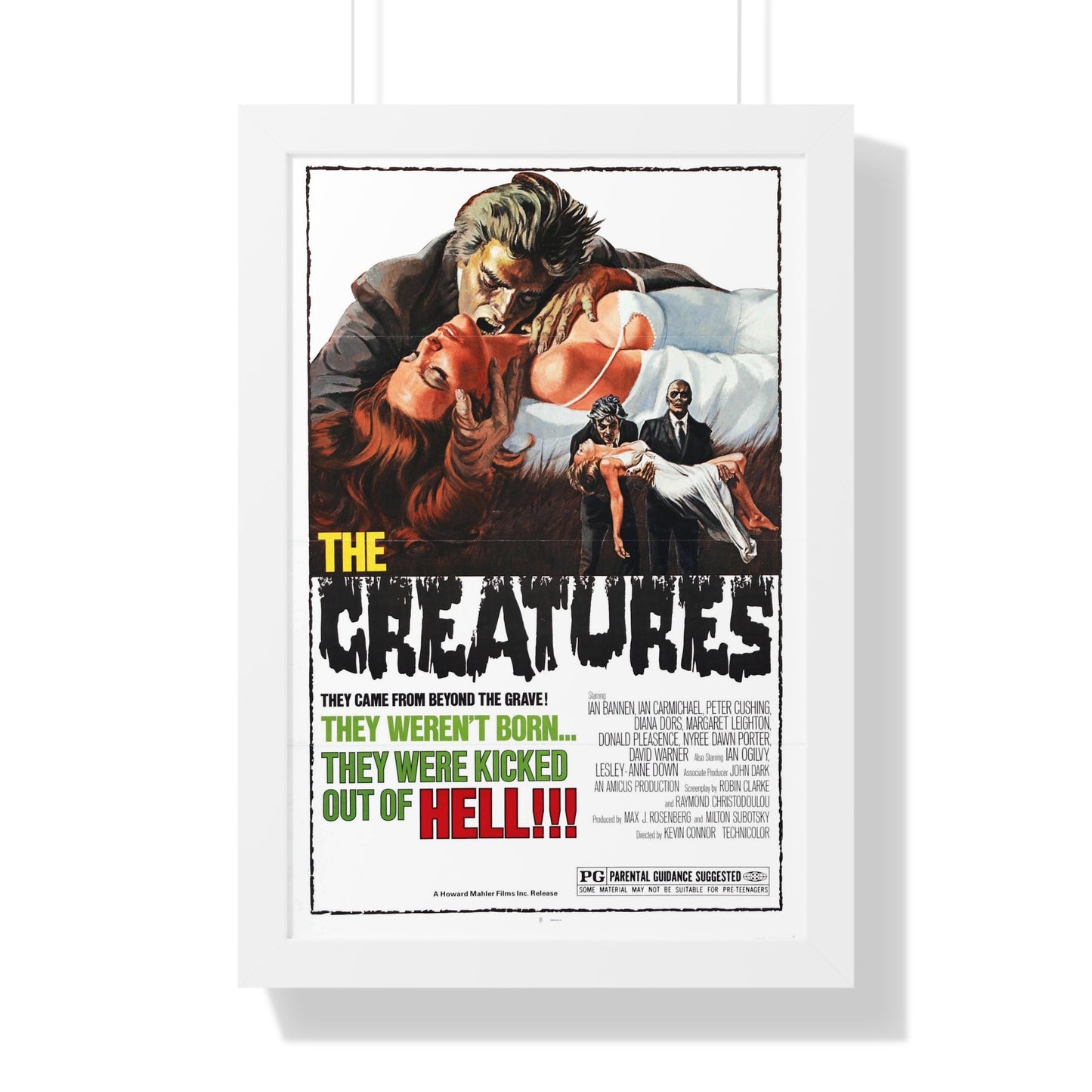 THE CREATURES 1966 - Framed Movie Poster-16″ x 24″-The Sticker Space