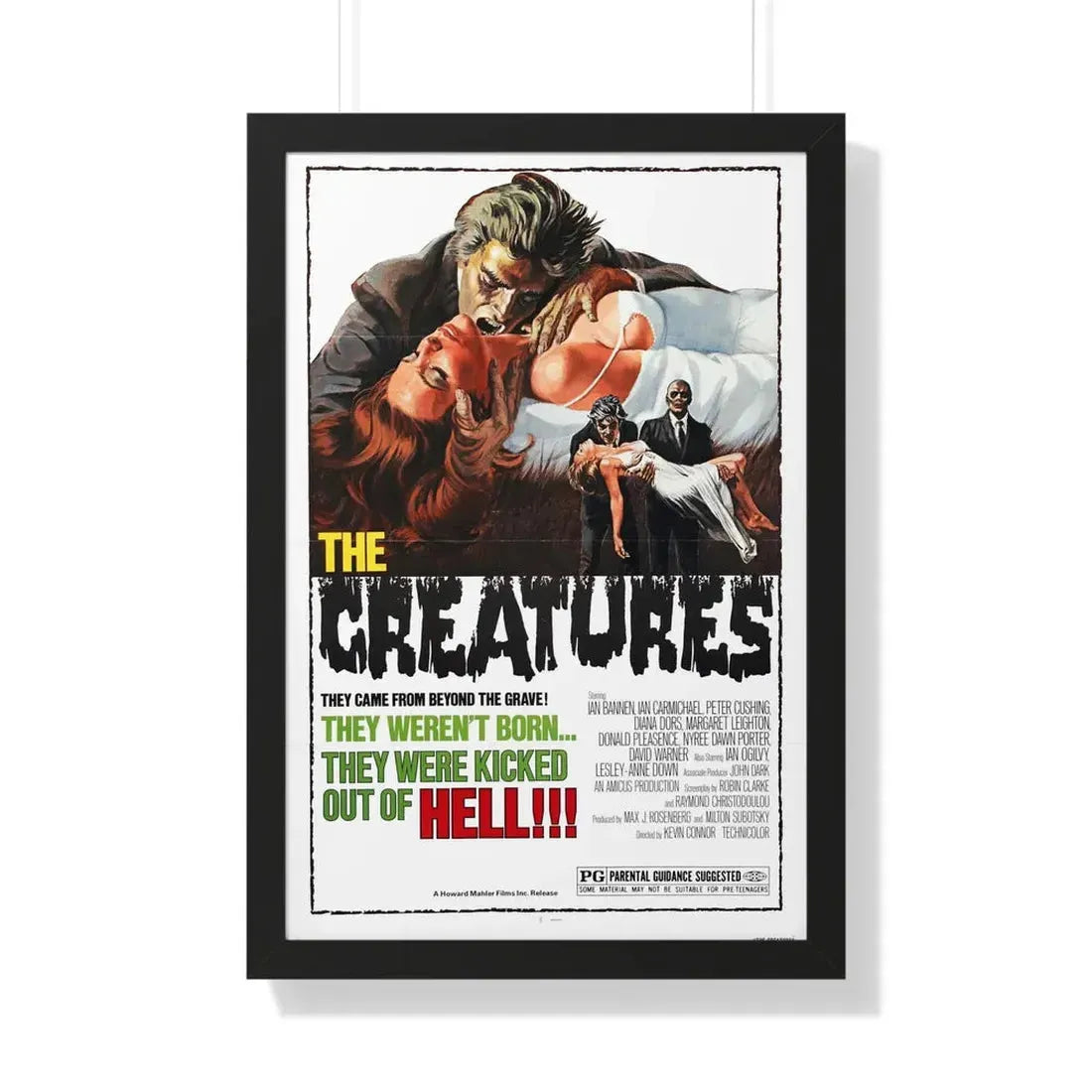 THE CREATURES 1966 - Framed Movie Poster 20" x 30" Black - The Sticker Space