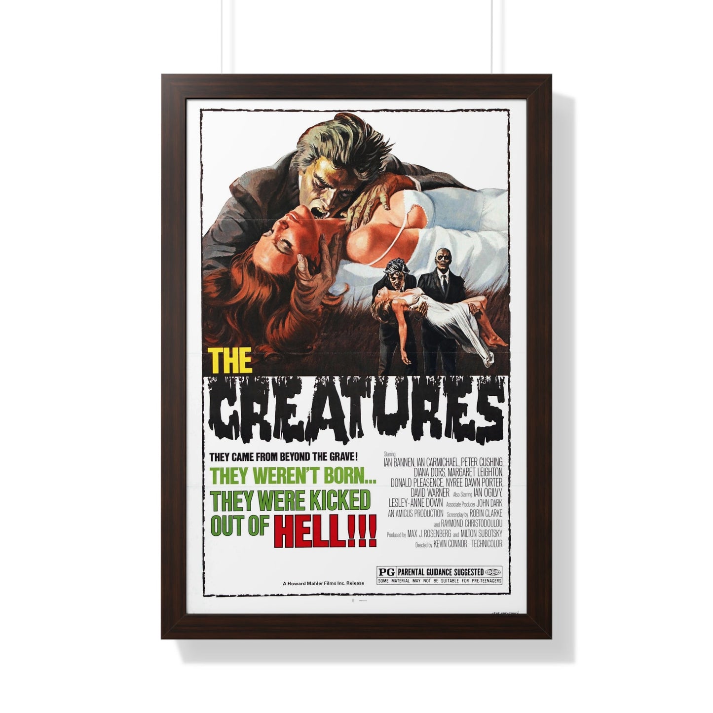 THE CREATURES 1966 - Framed Movie Poster-20" x 30"-The Sticker Space