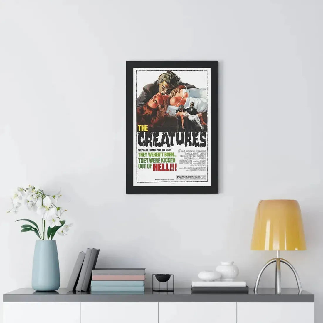 THE CREATURES 1966 - Framed Movie Poster - The Sticker Space