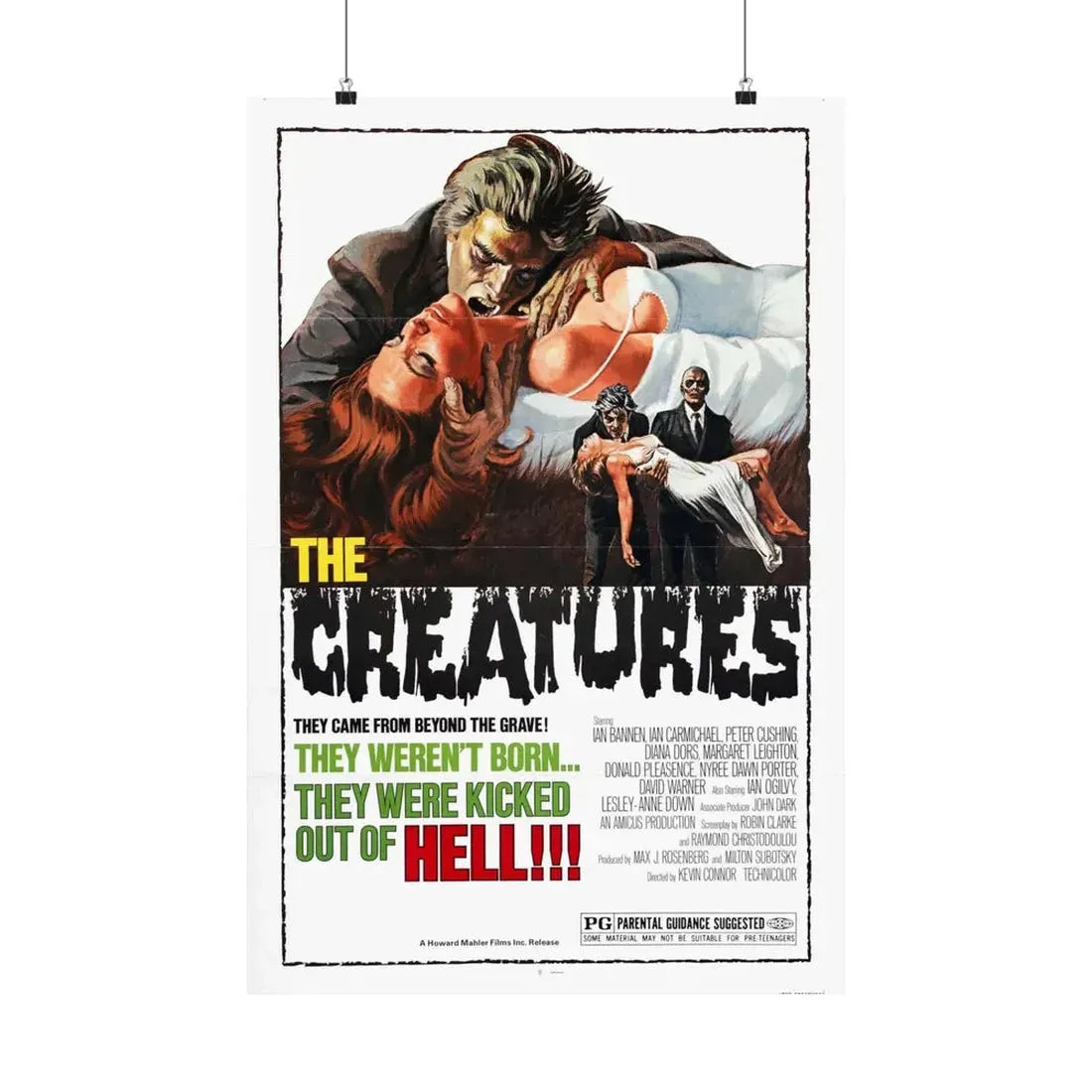 THE CREATURES 1966 - Paper Movie Poster 20″ x 30″ Matte - The Sticker Space