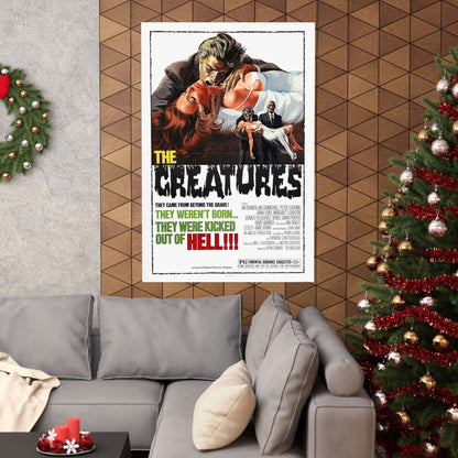 THE CREATURES 1966 - Paper Movie Poster-The Sticker Space