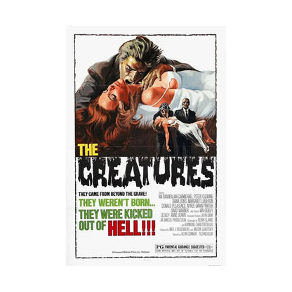 THE CREATURES 1966 - Paper Movie Poster - The Sticker Space