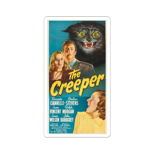 THE CREEPER 1948 Movie Poster - STICKER Vinyl Kiss-Cut Decal 2 Inch White - The Sticker Space