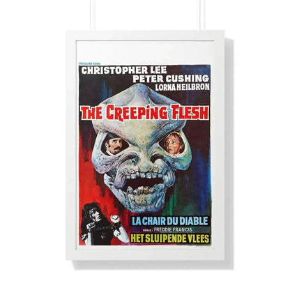 THE CREEPING FLESH (BELGIAN) 1973 - Framed Movie Poster 20" x 30" White - The Sticker Space