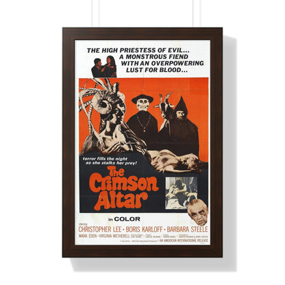 THE CRIMSON ALTAR 1968 - Framed Movie Poster-16″ x 24″-The Sticker Space