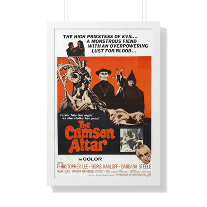 THE CRIMSON ALTAR 1968 - Framed Movie Poster-20" x 30"-The Sticker Space