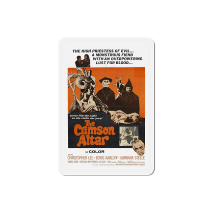 The Crimson Altar 1970 Movie Poster Die-Cut Magnet-2" x 2"-The Sticker Space