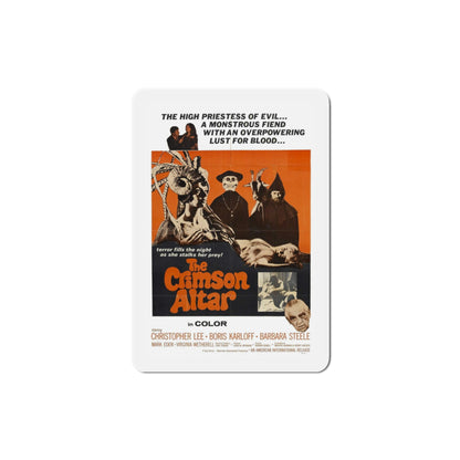 The Crimson Altar 1970 Movie Poster Die-Cut Magnet-3" x 3"-The Sticker Space