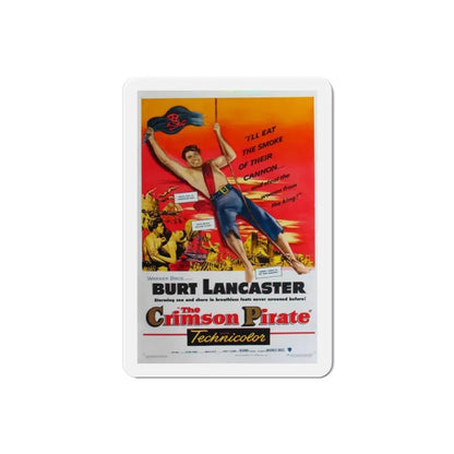 The Crimson Pirate 1952 Movie Poster Refrigerator Magnet 2 Inch - The Sticker Space