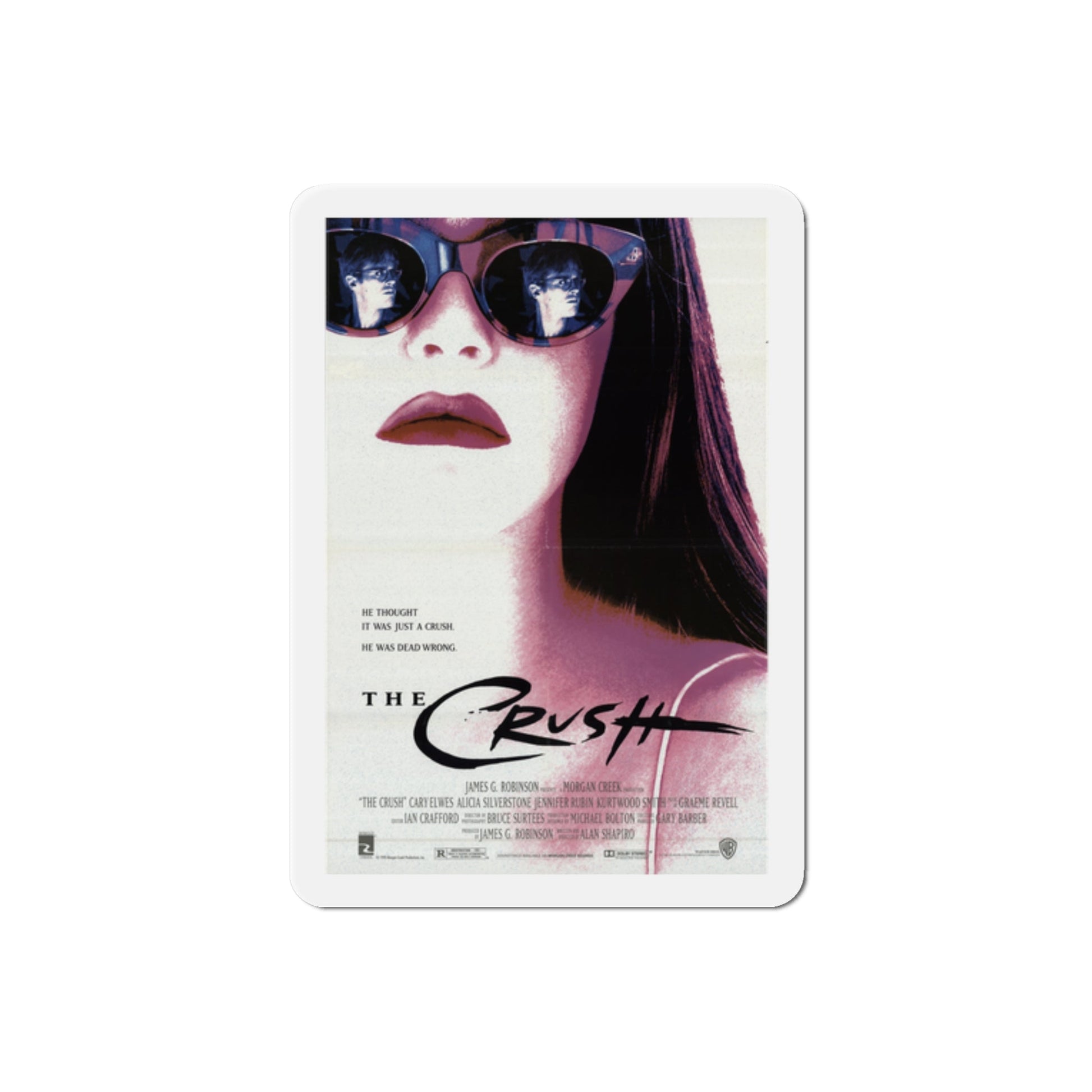The Crush 1993 Movie Poster Die-Cut Magnet-2" x 2"-The Sticker Space