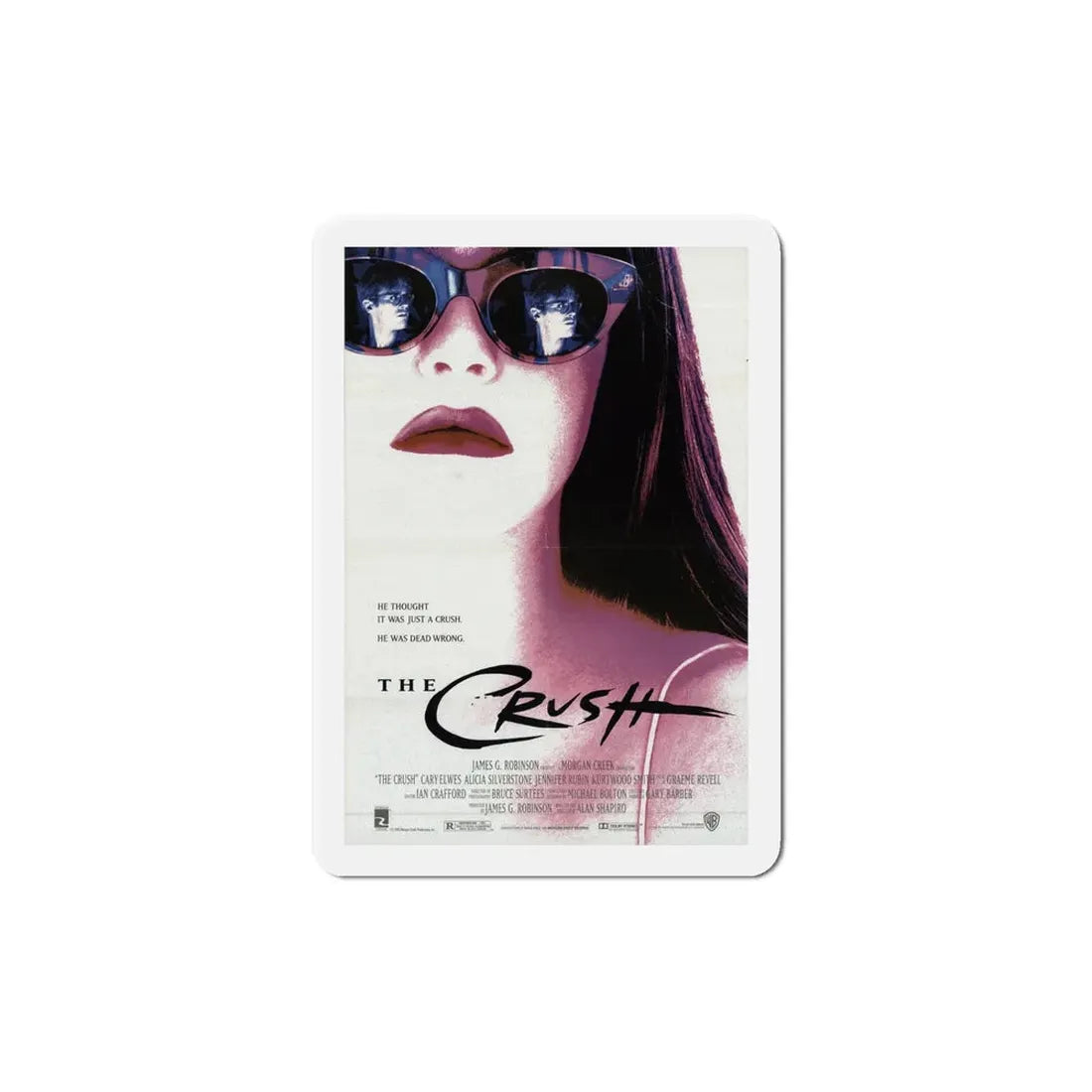 The Crush 1993 Movie Poster Refrigerator Magnet 5 Inch - The Sticker Space