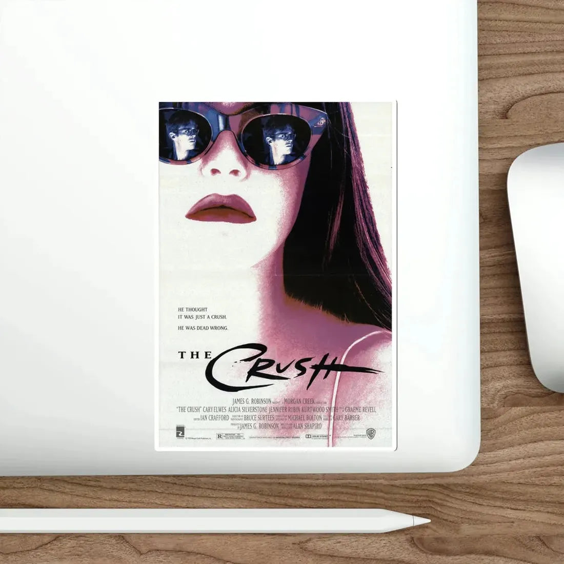 The Crush 1993 Movie Poster STICKER Vinyl Die-Cut Decal - The Sticker Space