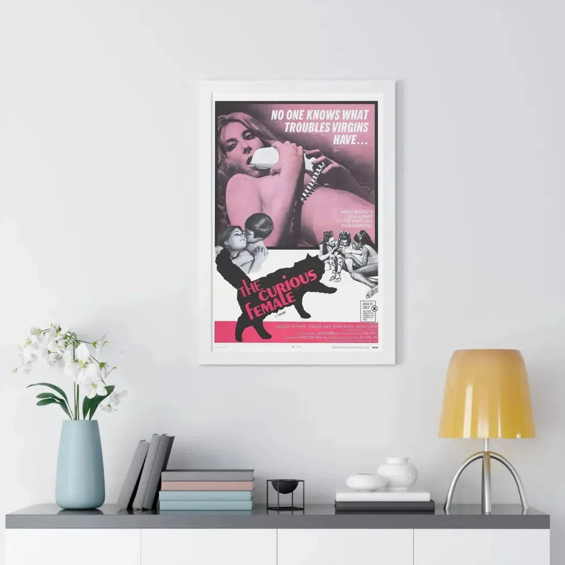 THE CURIOUS FEMALE 1970 - Framed Movie Poster - The Sticker Space