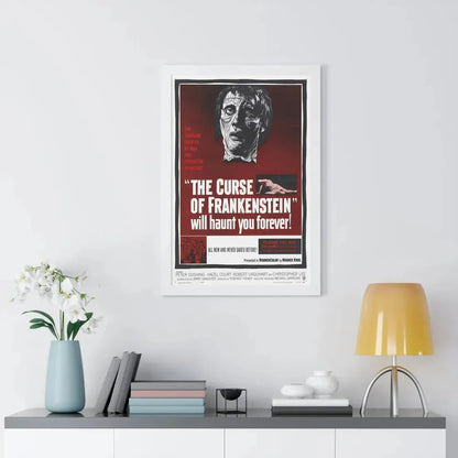 THE CURSE OF FRANKENSTEIN 1957 - Framed Movie Poster - The Sticker Space