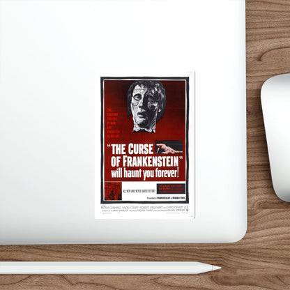 THE CURSE OF FRANKENSTEIN 1957 Movie Poster STICKER Vinyl Die-Cut Decal-The Sticker Space