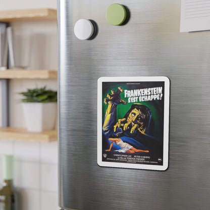 THE CURSE OF FRANKENSTEIN (FRENCH) 1957 Movie Poster - Refrigerator Magnet-The Sticker Space