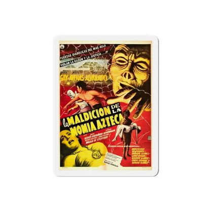 THE CURSE OF THE AZTEC MUMMY 1957 Movie Poster - Refrigerator Magnet 6 Inch Die-Cut - The Sticker Space