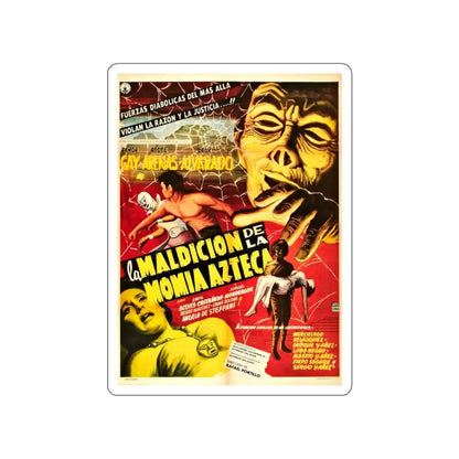 THE CURSE OF THE AZTEC MUMMY 1957 Movie Poster STICKER Vinyl Die-Cut Decal 5 Inch - The Sticker Space