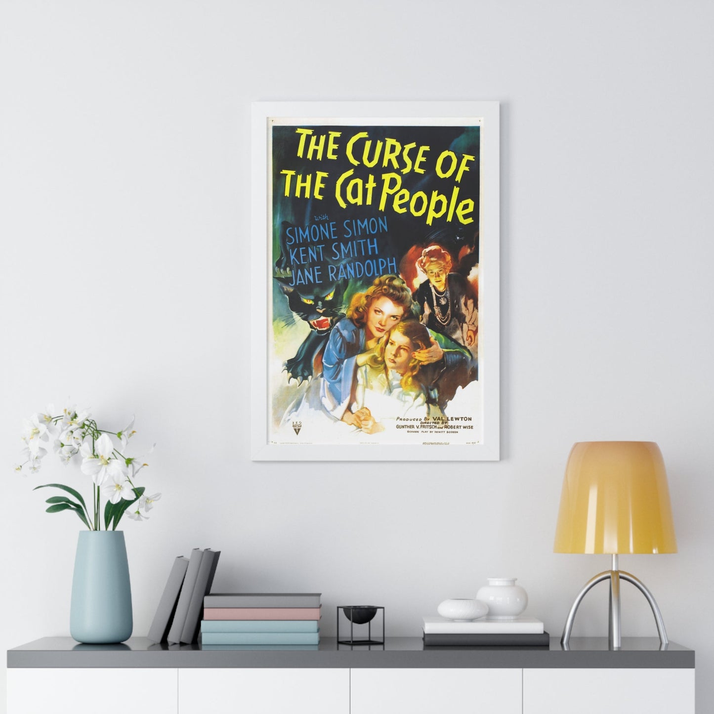 THE CURSE OF THE CAT PEOPLE 1944 - Framed Movie Poster-The Sticker Space