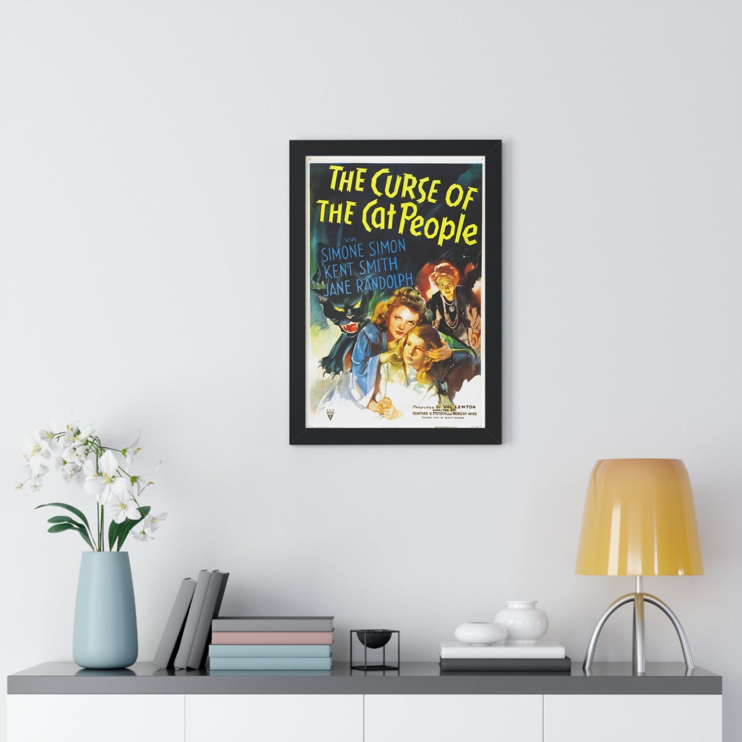 THE CURSE OF THE CAT PEOPLE 1944 - Framed Movie Poster-The Sticker Space