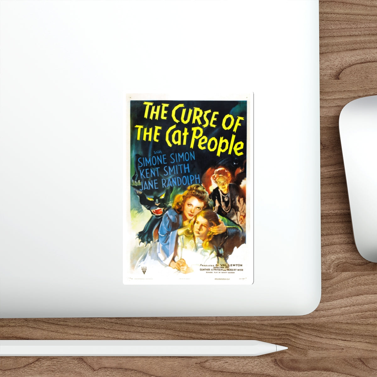 THE CURSE OF THE CAT PEOPLE 1944 Movie Poster STICKER Vinyl Die-Cut Decal-The Sticker Space