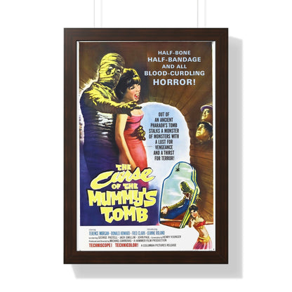 THE CURSE OF THE MUMMY'S TOMB 1964 - Framed Movie Poster-16″ x 24″-The Sticker Space