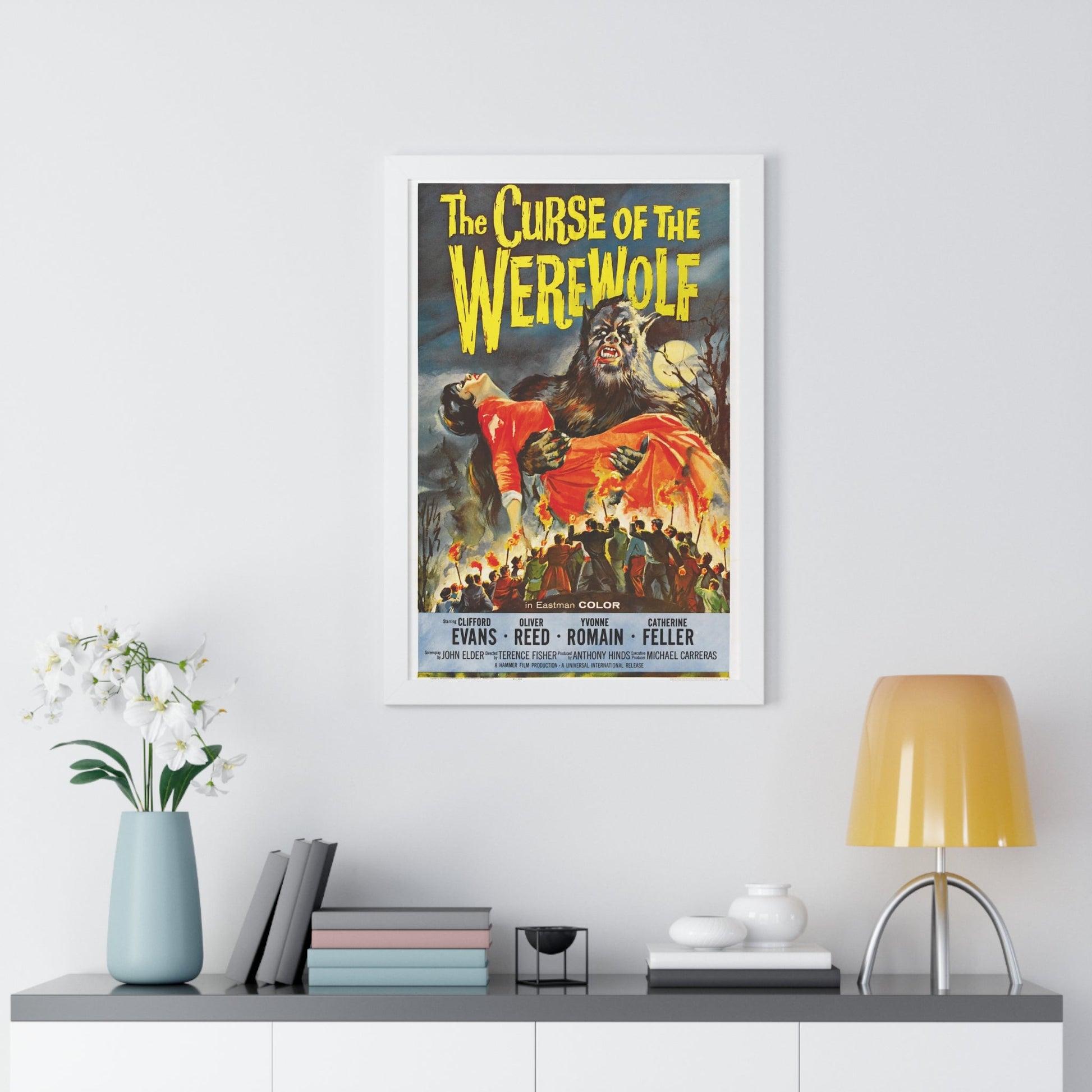 THE CURSE OF THE WEREWOLF 1961 - Framed Movie Poster-The Sticker Space