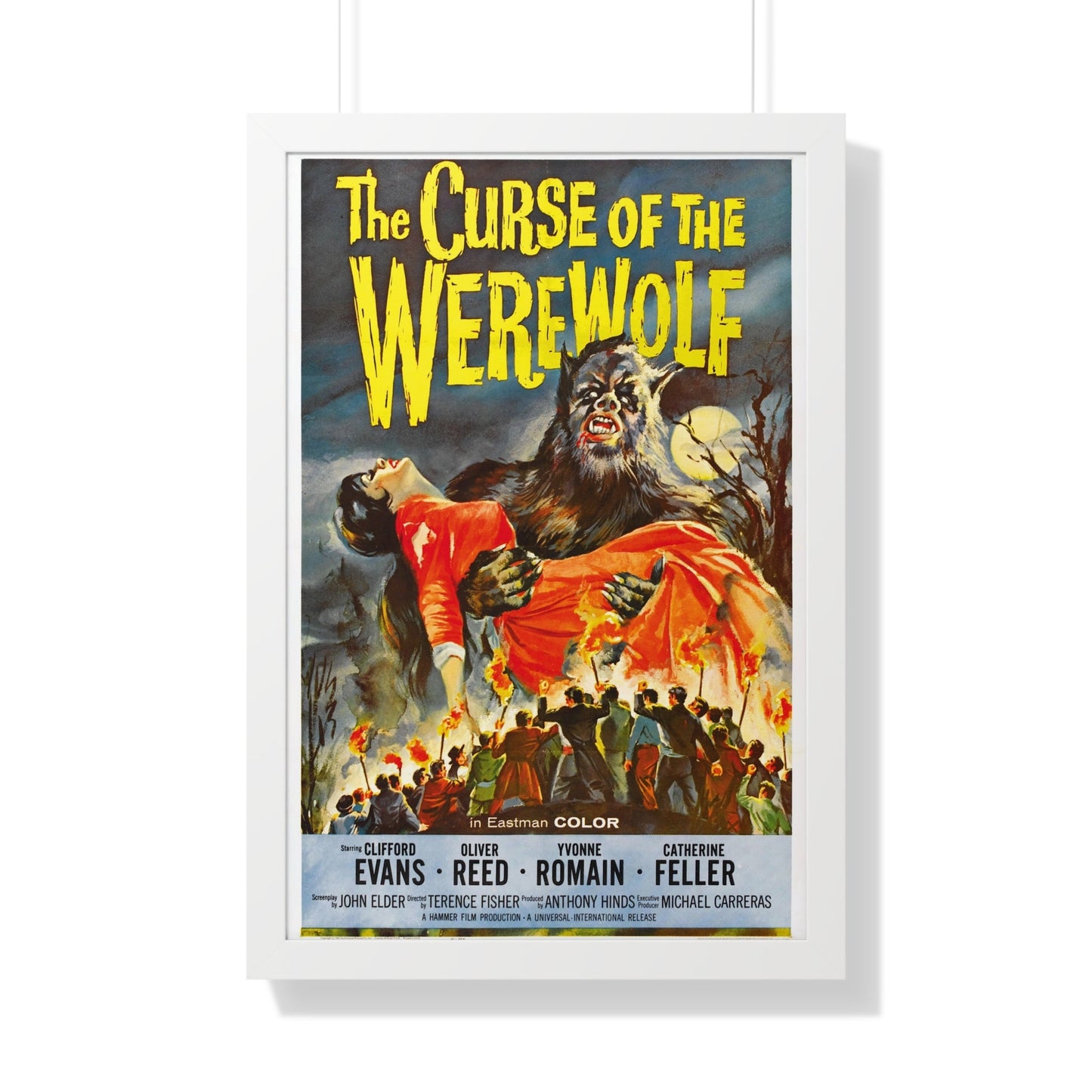 THE CURSE OF THE WEREWOLF 1961 - Framed Movie Poster-20" x 30"-The Sticker Space