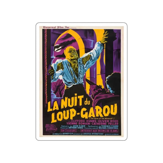 THE CURSE OF THE WEREWOLF (2) 1961 Movie Poster STICKER Vinyl Die-Cut Decal 2 Inch - The Sticker Space