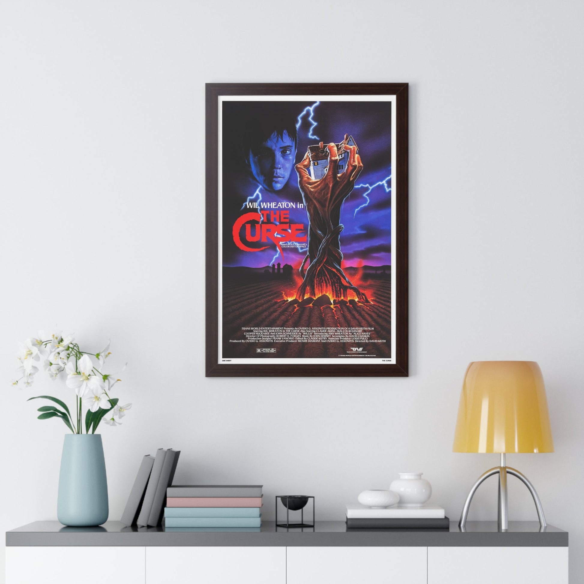 THE CURSE (THE FARM) 1987 - Framed Movie Poster-The Sticker Space