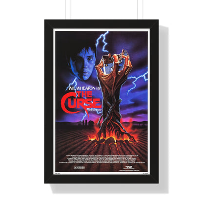 THE CURSE (THE FARM) 1987 - Framed Movie Poster-16″ x 24″-The Sticker Space