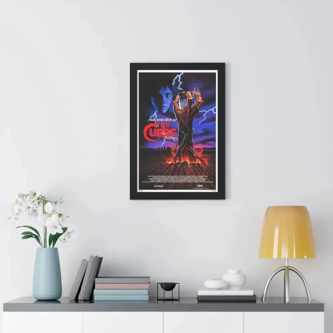 THE CURSE (THE FARM) 1987 - Framed Movie Poster - The Sticker Space