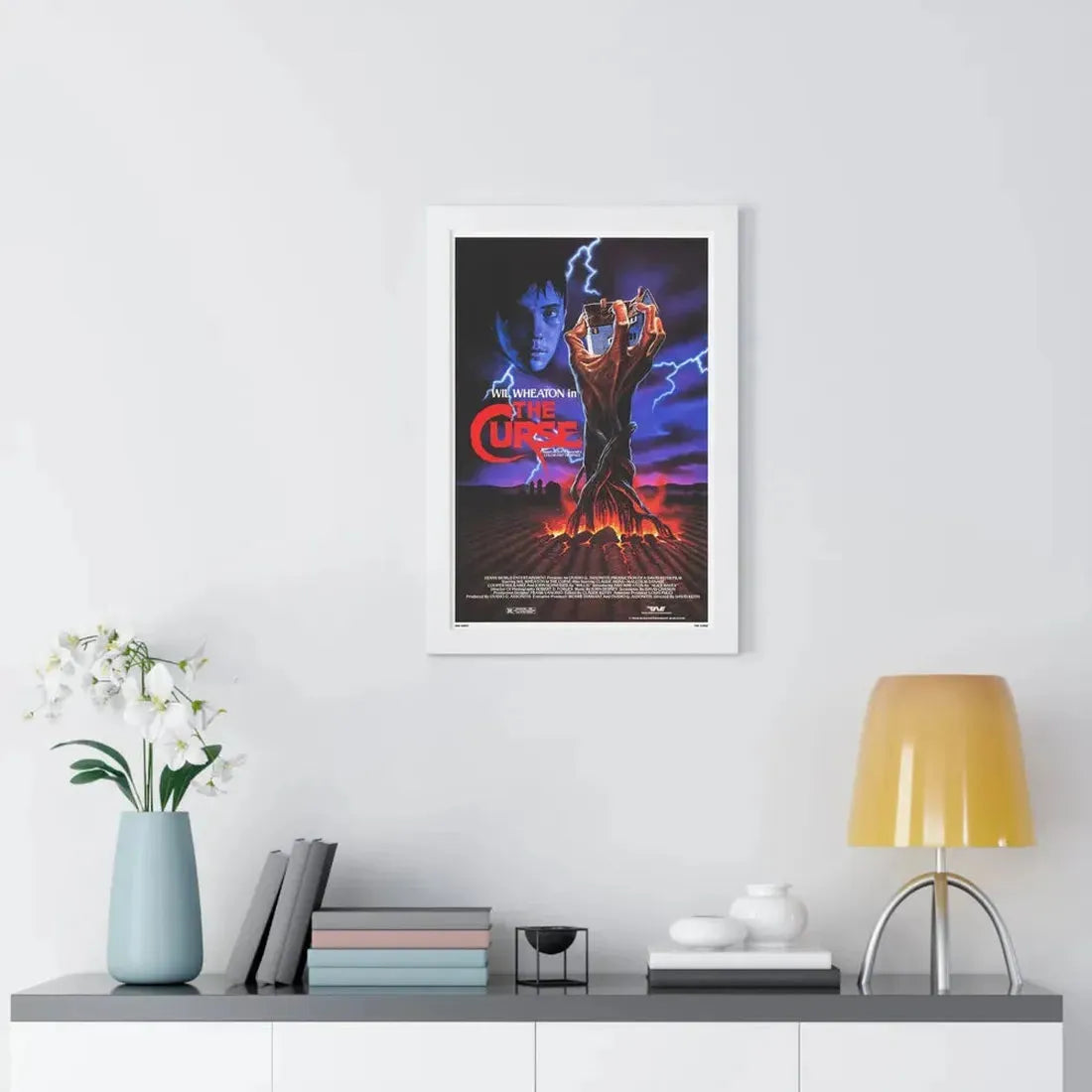 THE CURSE (THE FARM) 1987 - Framed Movie Poster - The Sticker Space