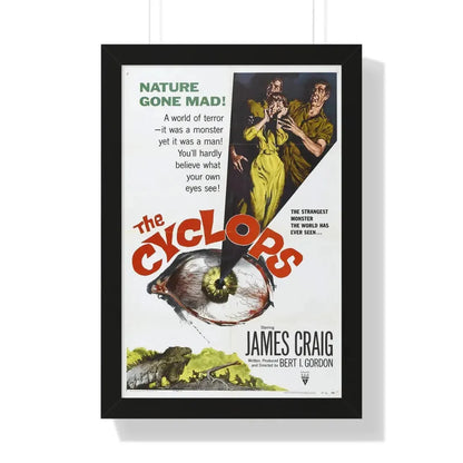 THE CYCLOPS 1957 - Framed Movie Poster 16″ x 24″ Black - The Sticker Space