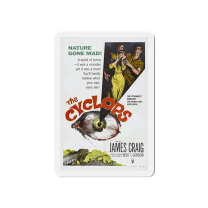 THE CYCLOPS 1957 Movie Poster - Refrigerator Magnet 6 Inch Die-Cut - The Sticker Space