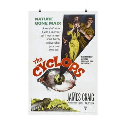 THE CYCLOPS 1957 - Paper Movie Poster 20″ x 30″ Matte - The Sticker Space