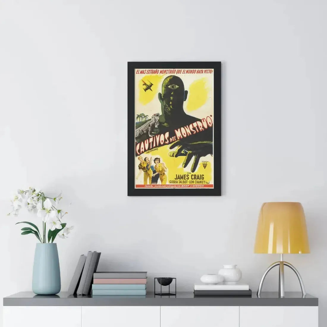 THE CYCLOPS (SPAIN) 1957 - Framed Movie Poster - The Sticker Space